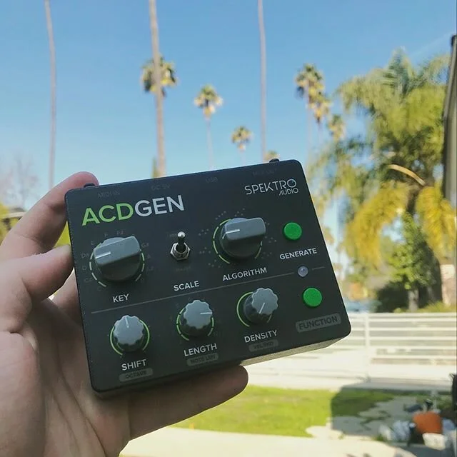 Hey Los Angeles friends! I&rsquo;ll be around LA during this week and I have two ACDGEN hardware units available for sale with me! ⁣
These are the last 2 units available from the second batch so if you&rsquo;d like to get your hands on one of these please get in touch via DM or email!⁣
⁣
For more information about ACDGEN Hardware Edition, check out http://spektroaudio.com/acdgen-hardware-edition⁣
⁣⁣⁣
#acdgen #generative #generativemusic #algorithmic #algorithm #spektroaudio #sequencer #synth #synthesizer #losangeles #musicproduction #spektroaudio