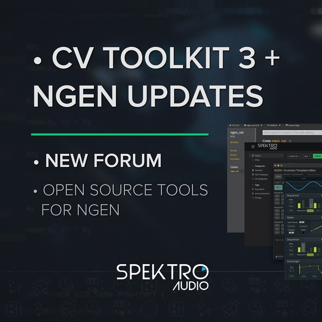 Today we&rsquo;re releasing new updates for CV Toolkit 3 and NGEN, a new forum, and new open source tools for NGEN!⁣⁣
⁣⁣
- The new NGEN 1.1.2 firmware update includes many improvements and important bug fixes, as well as a beta version of the new sca