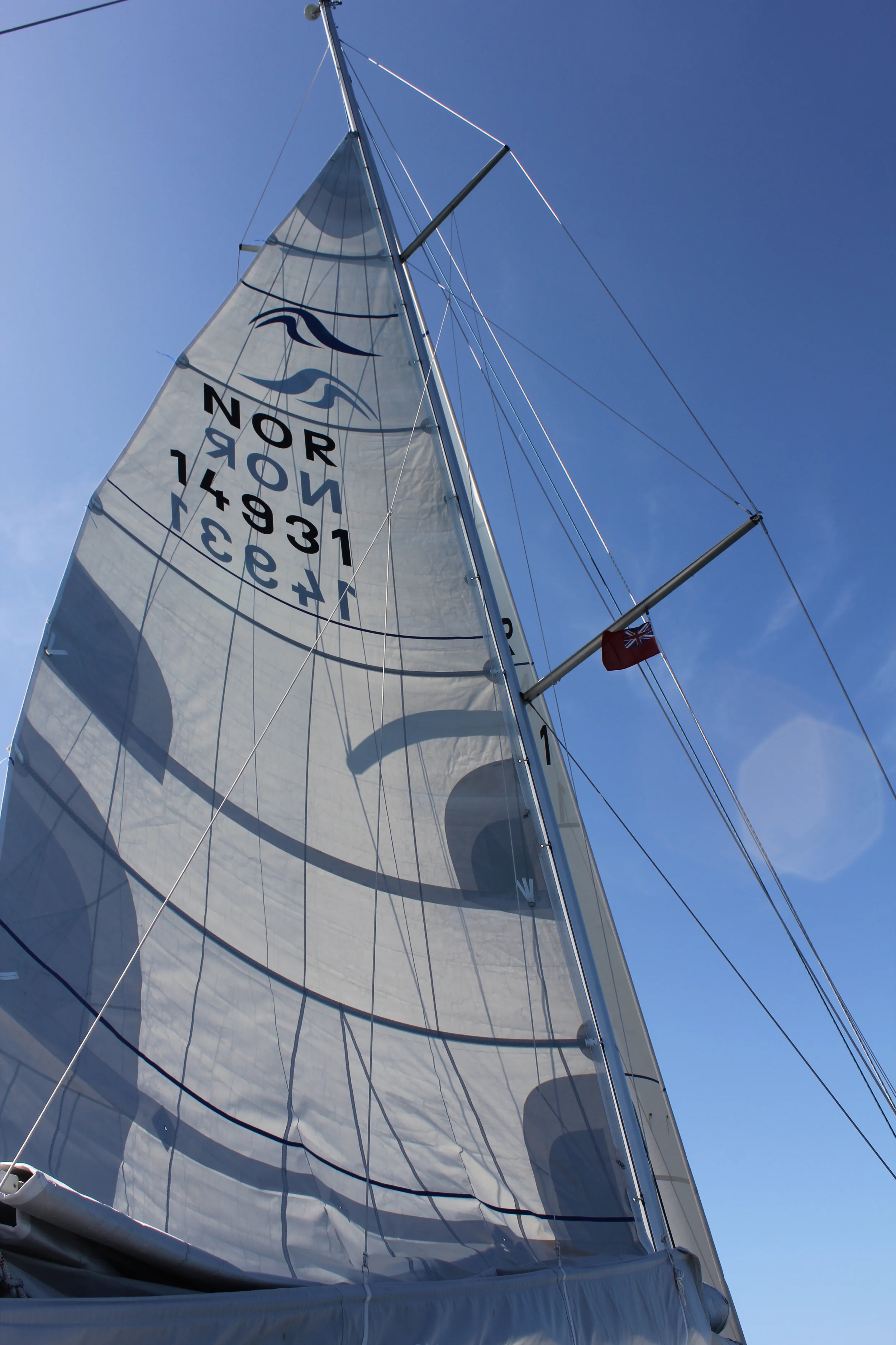 God seilevind over kanalen!