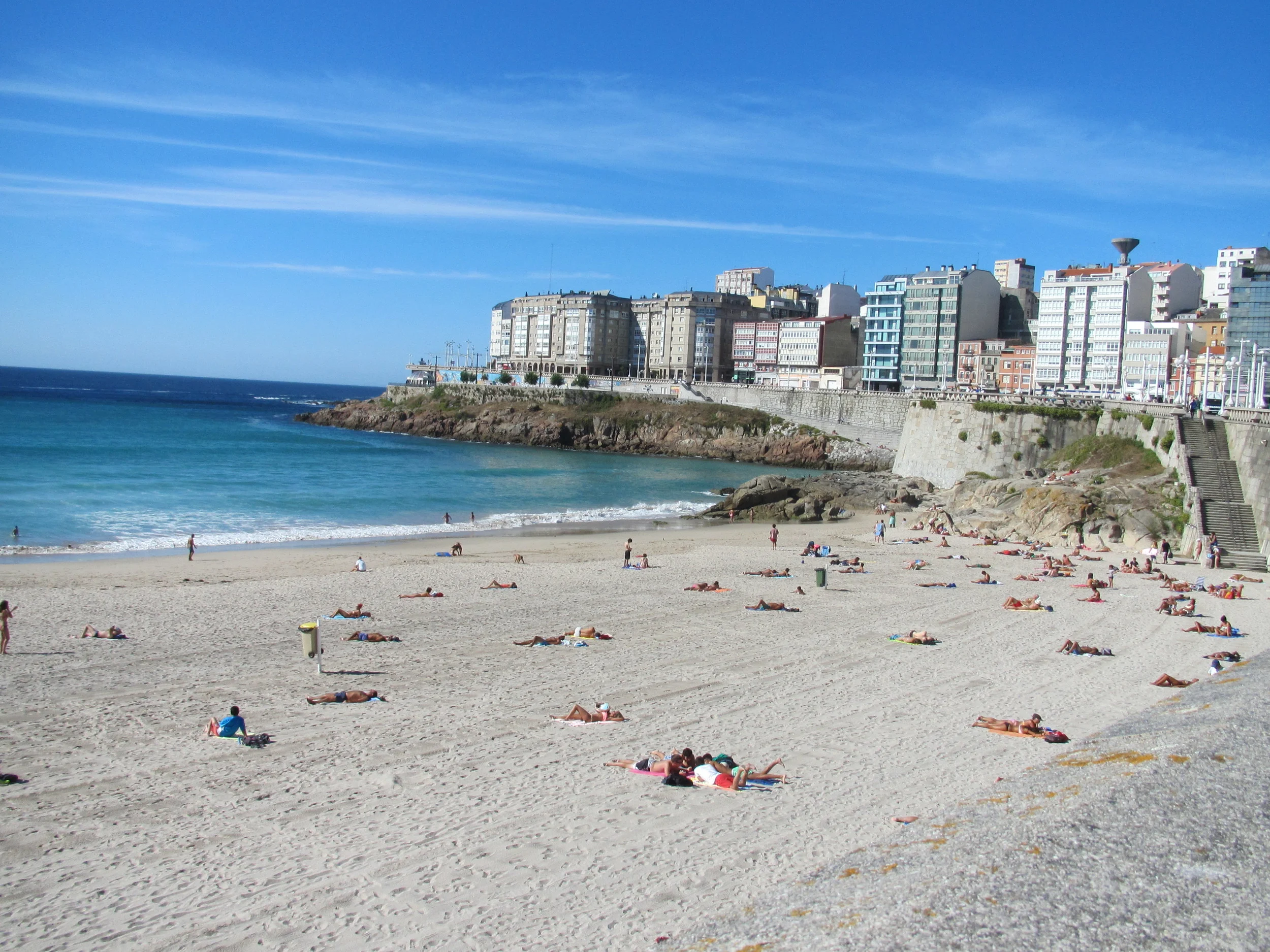 Stranden i Coruña