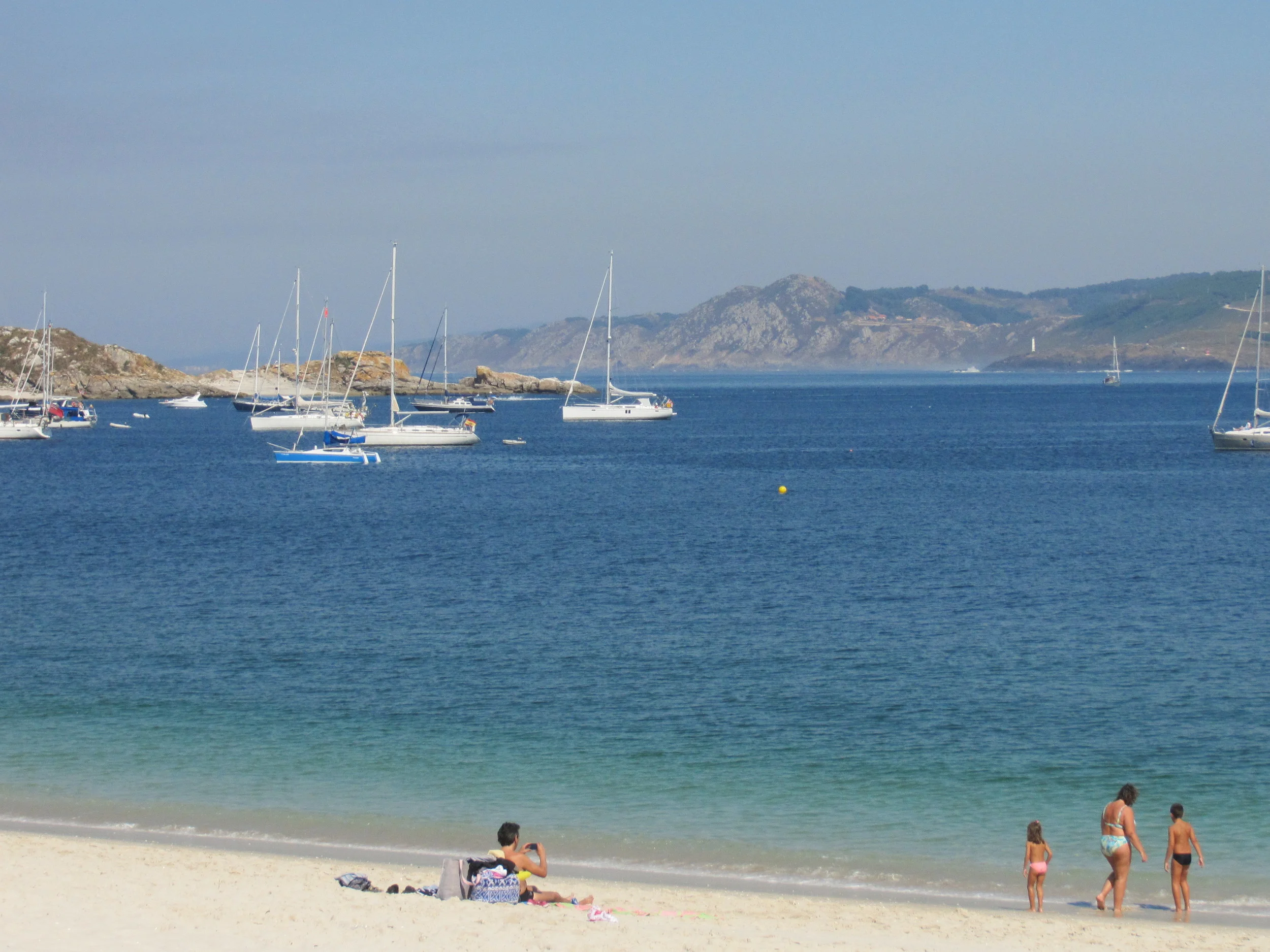 Belle stakk ikke av mens vi var på land