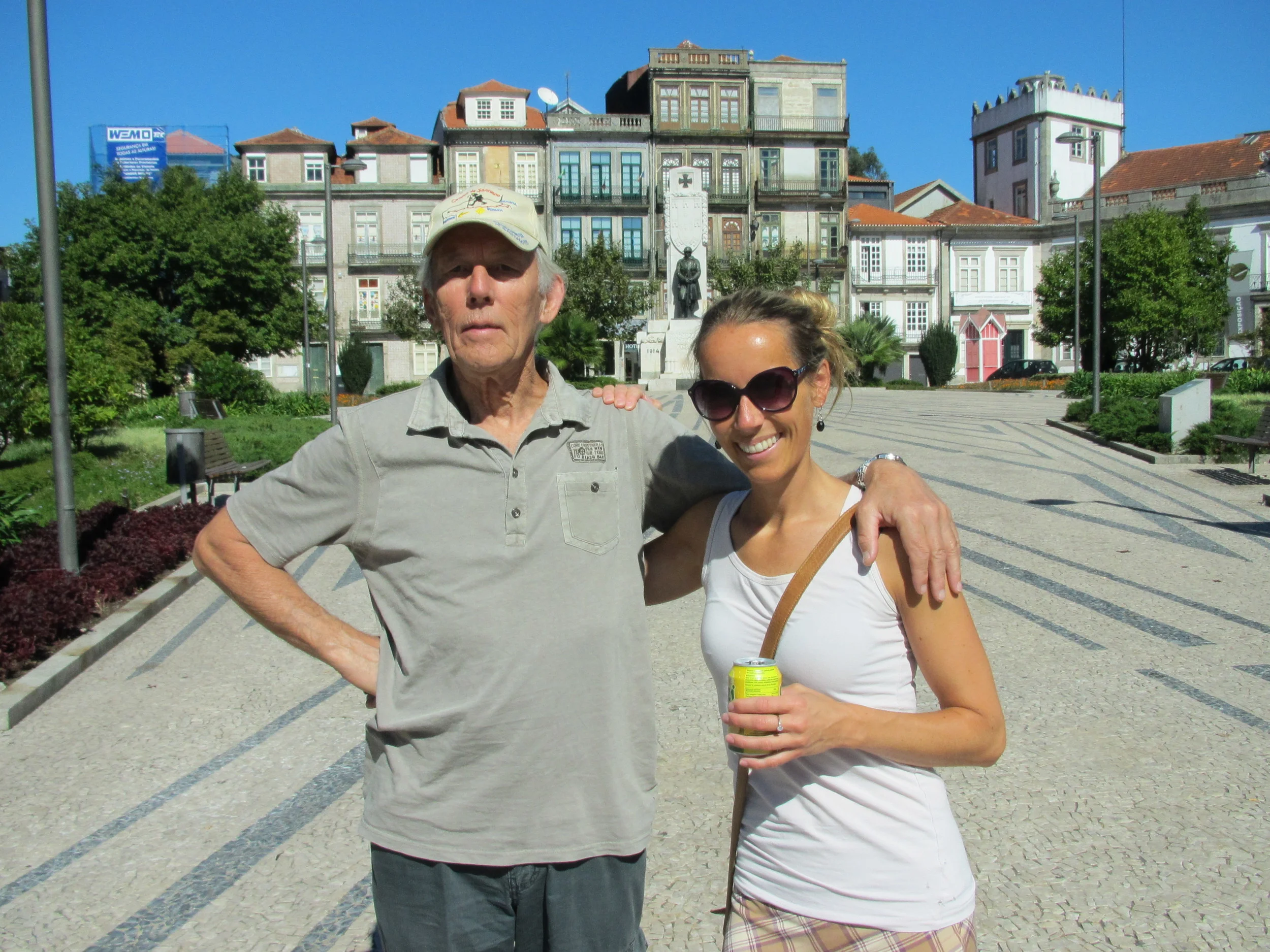 Sande senior og Sande junior klare for sightseeing