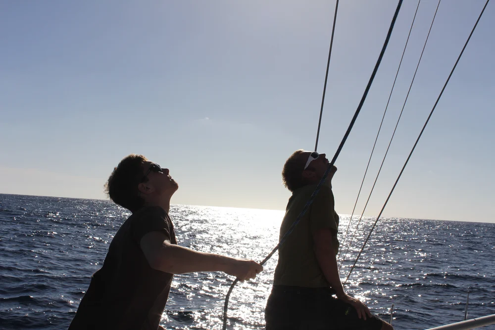 Seilføring IV: Gutta diskuterer