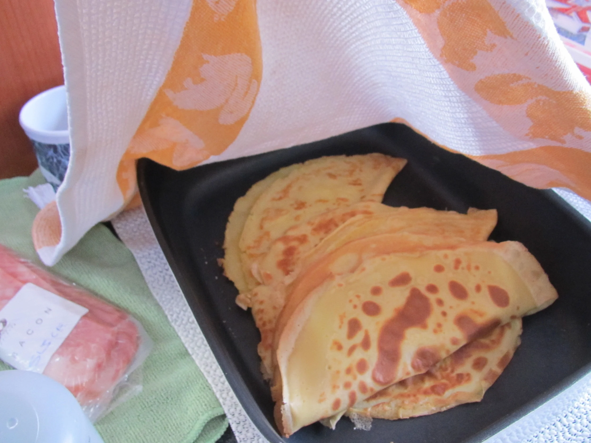 Mat er viktig: pannekaker var poppis...