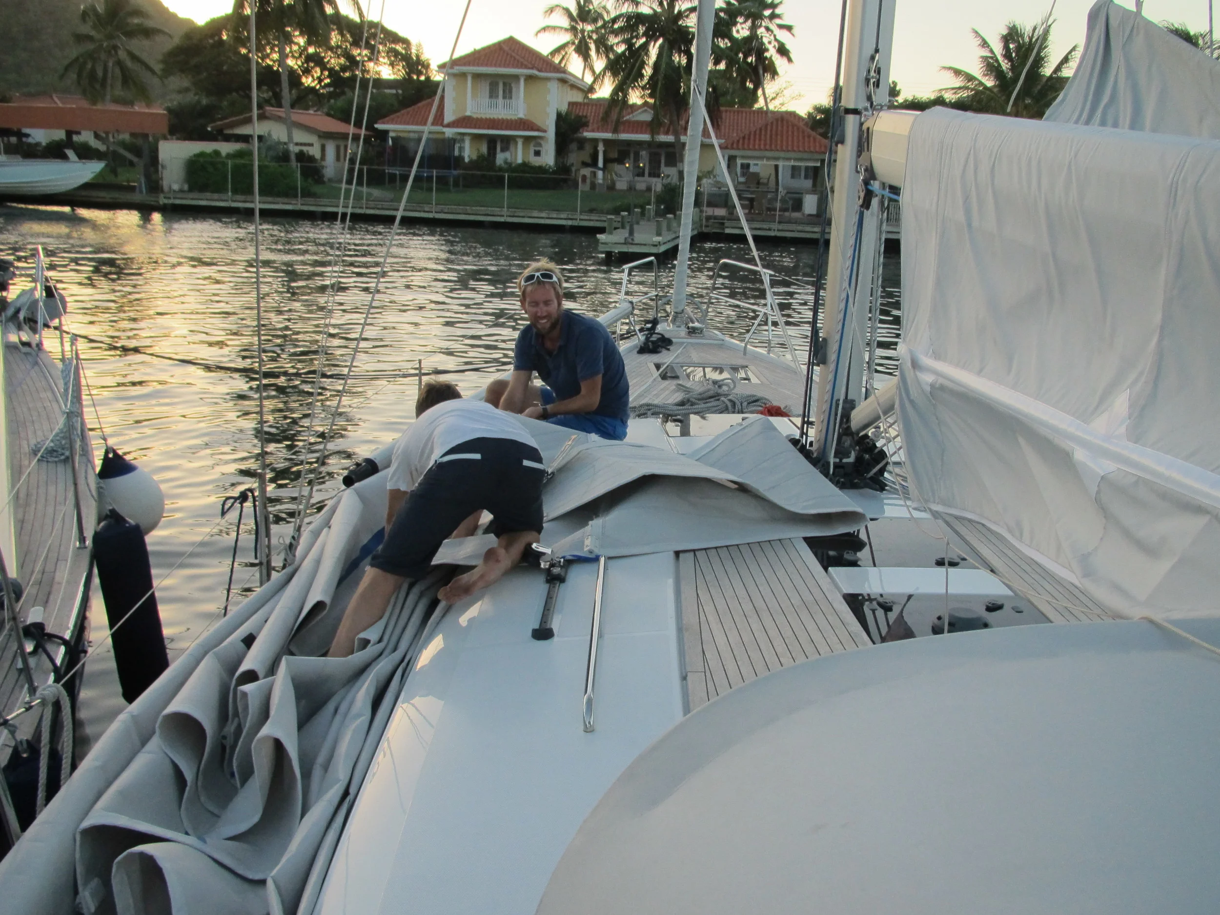 Storseilet har jobbet hardt over Atlanteren