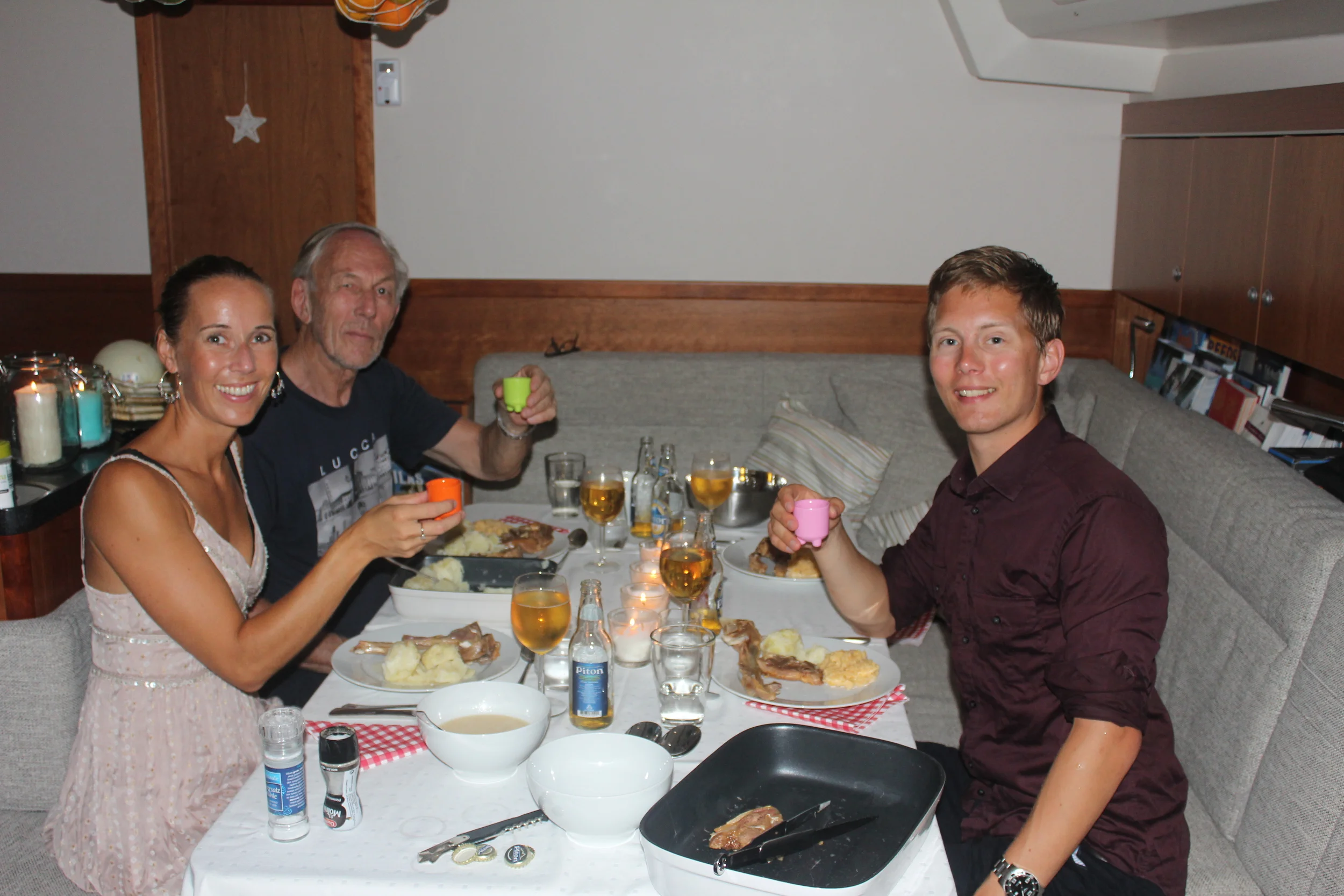 Julemiddag ombord på Belle