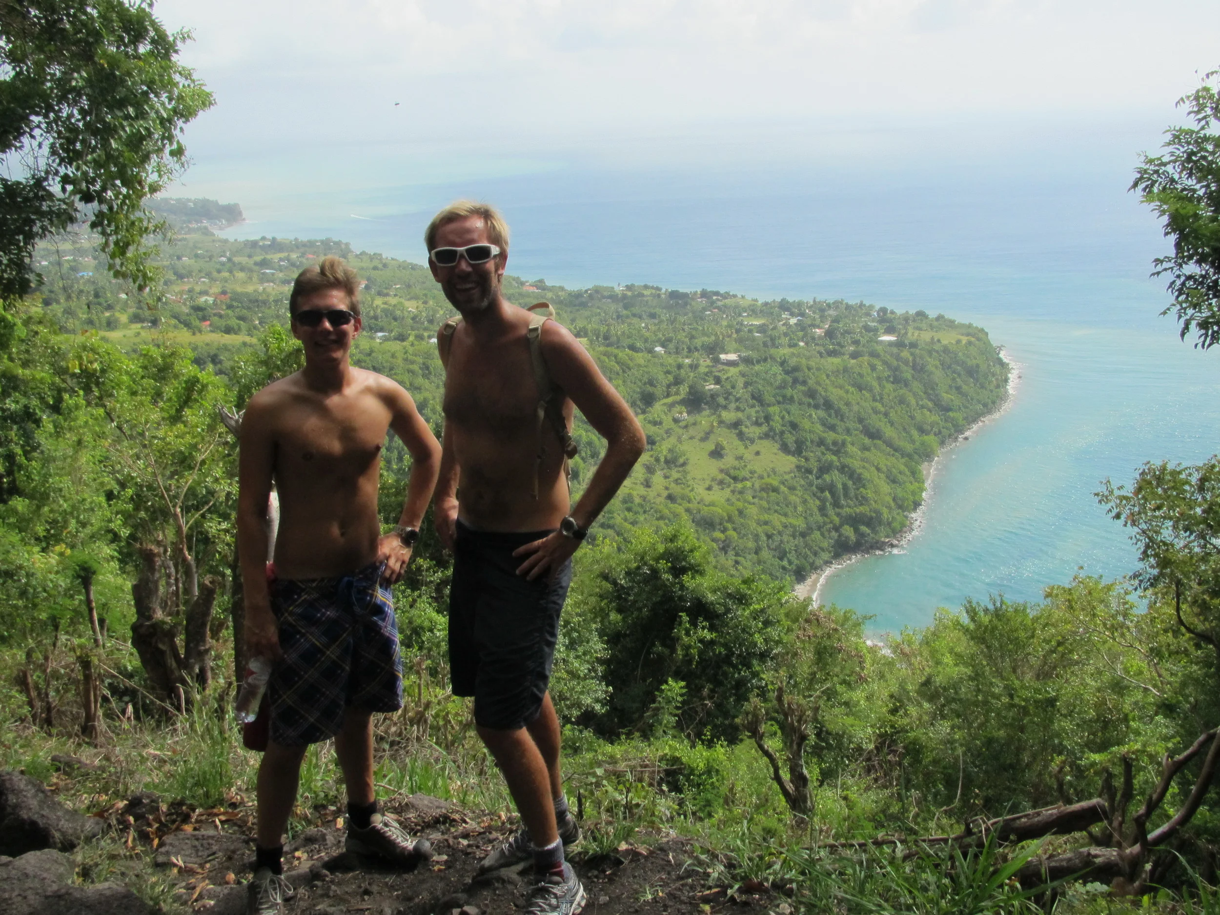 Utsikt sørover St Lucia