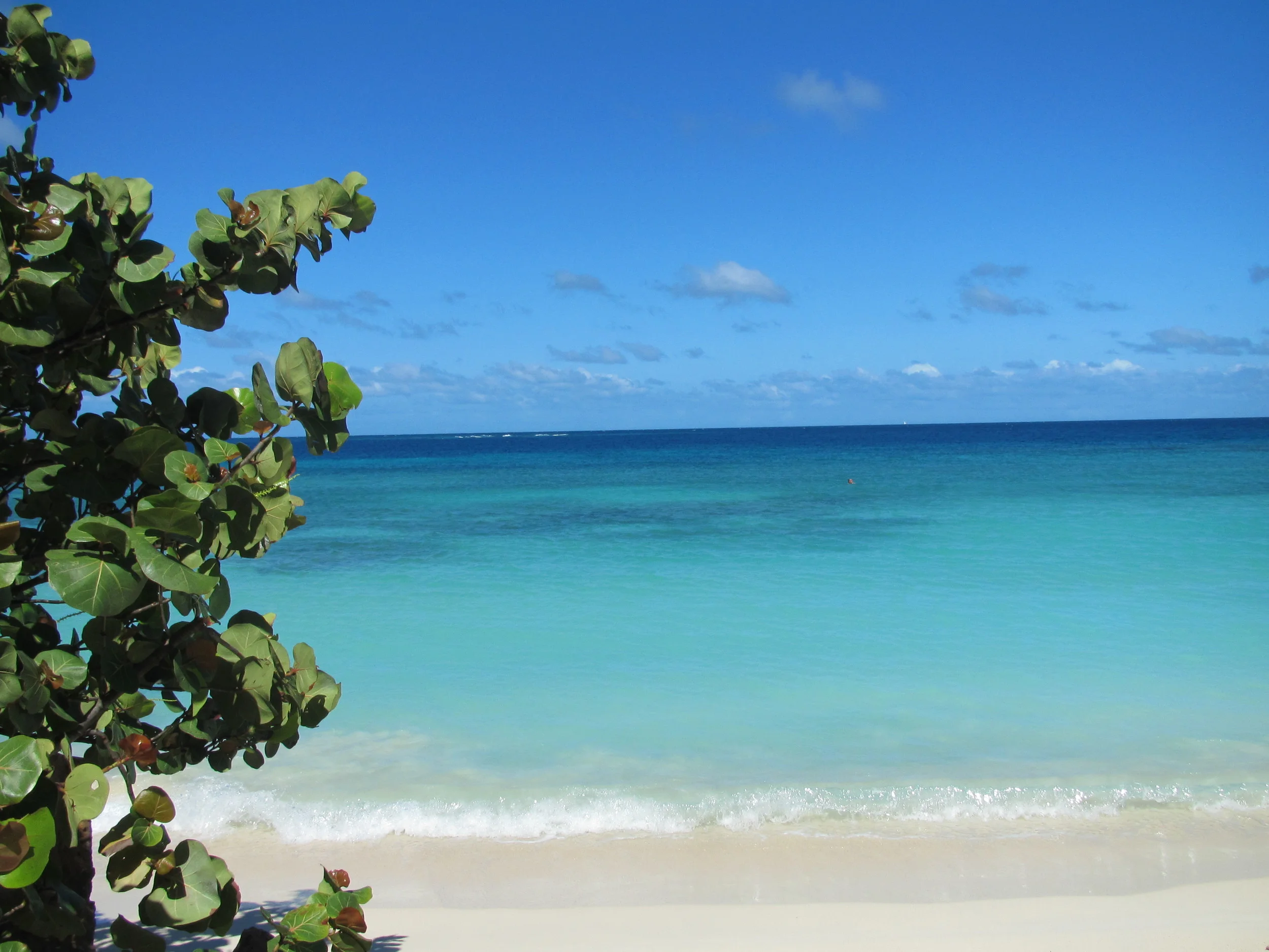 Deilig strand på Union