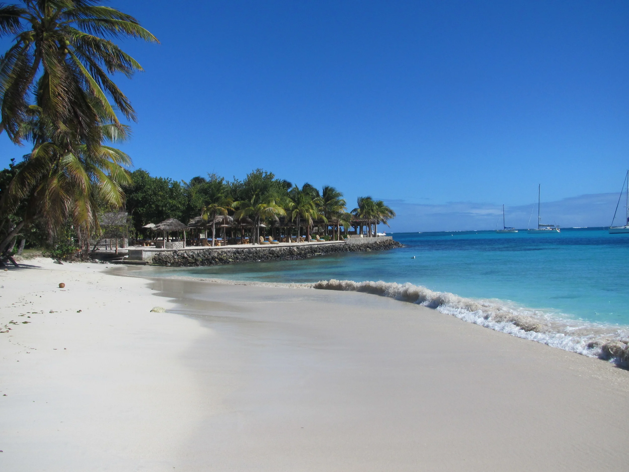 Så var vi vel fremme på Petit St Vincent