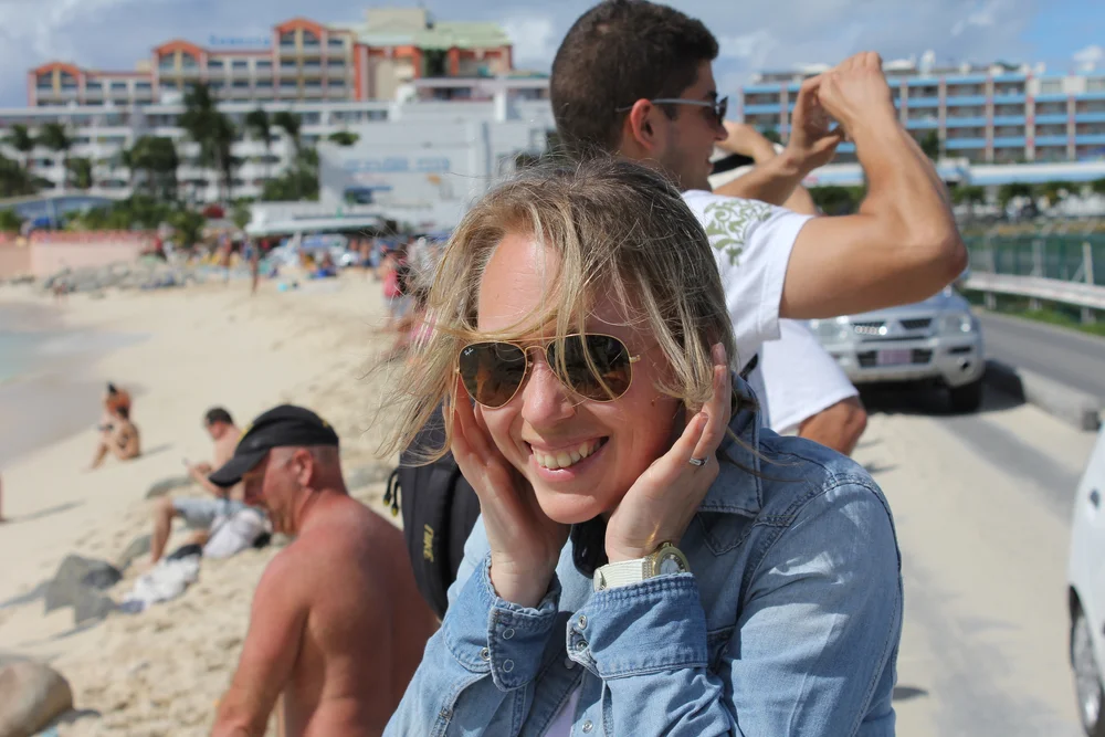 Lyden fra flyet kom ca 30 sek etter landing