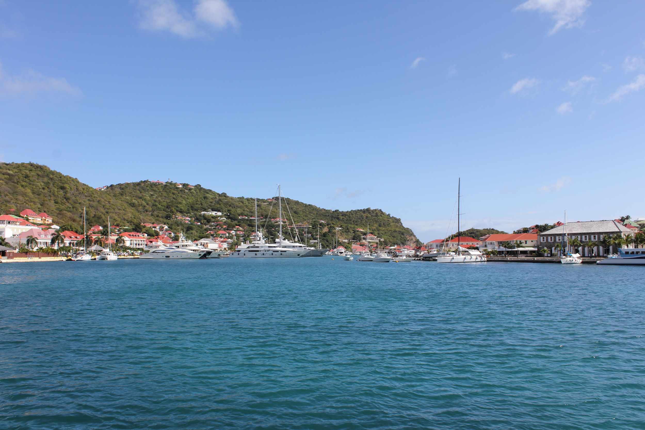 Havnen i Gustavia