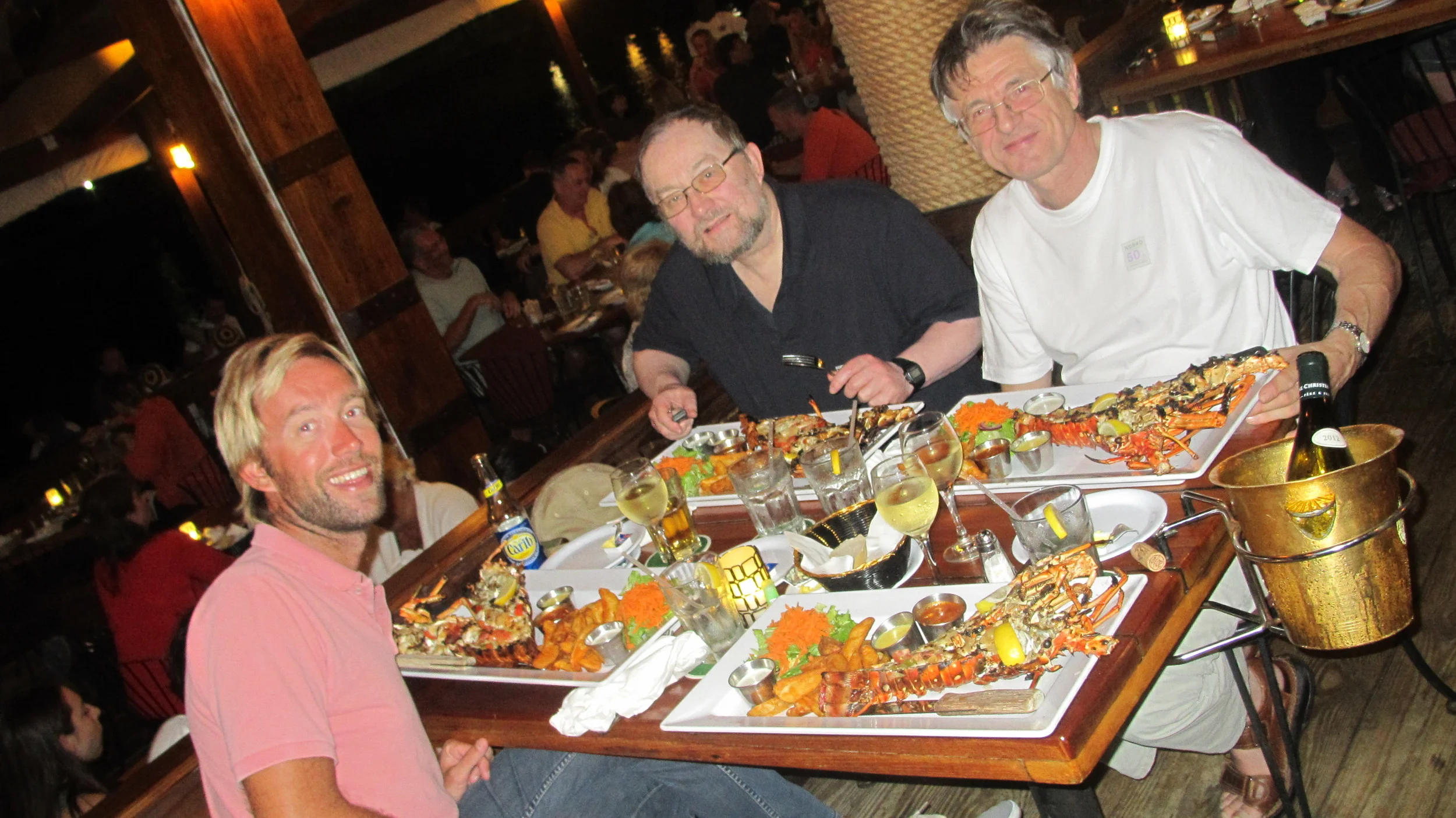 Hummermiddag er en viktig del av den karibiske opplevelsen