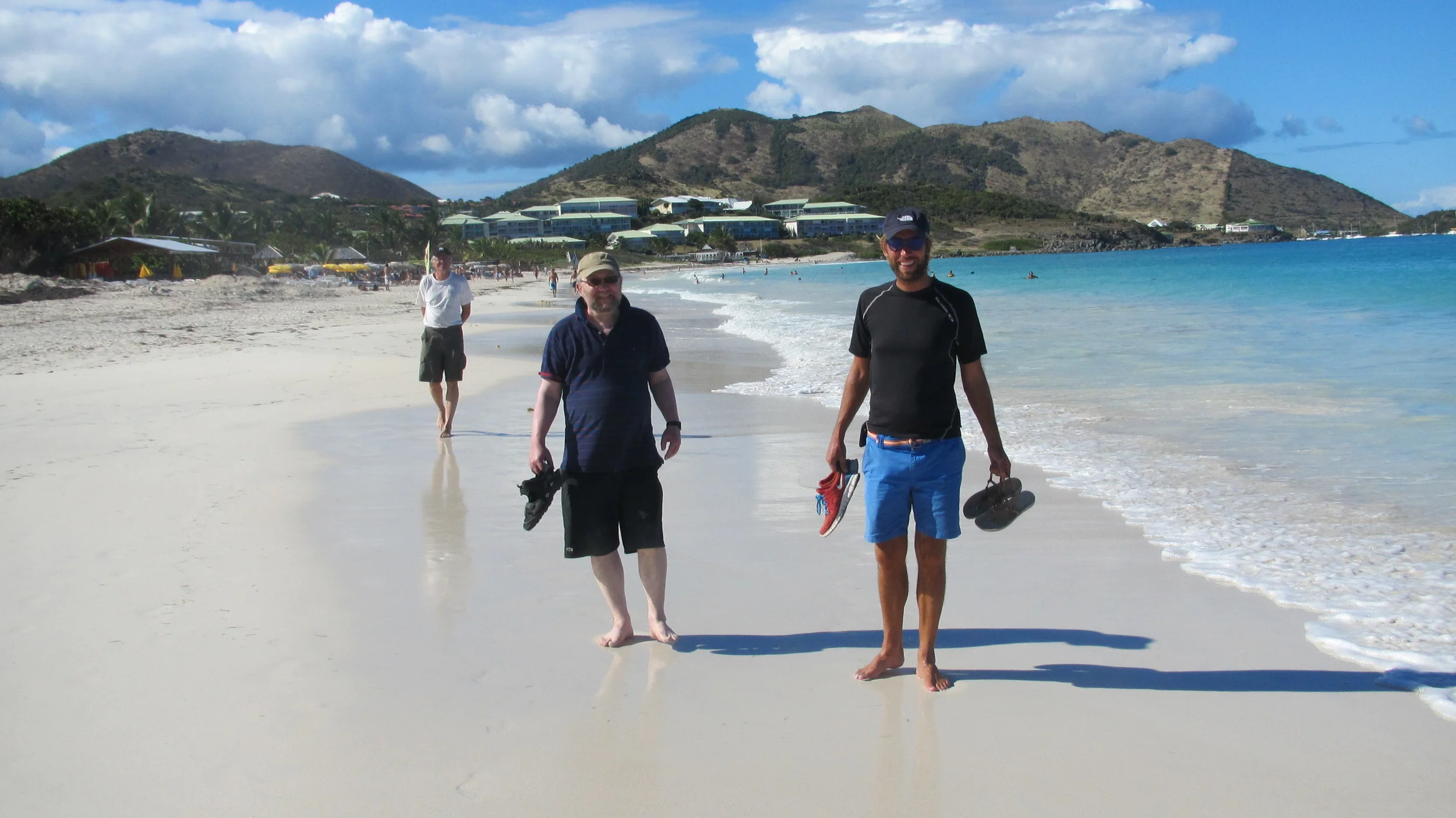 En av de fineste, og også mest turistifiserte strendene på St Martin