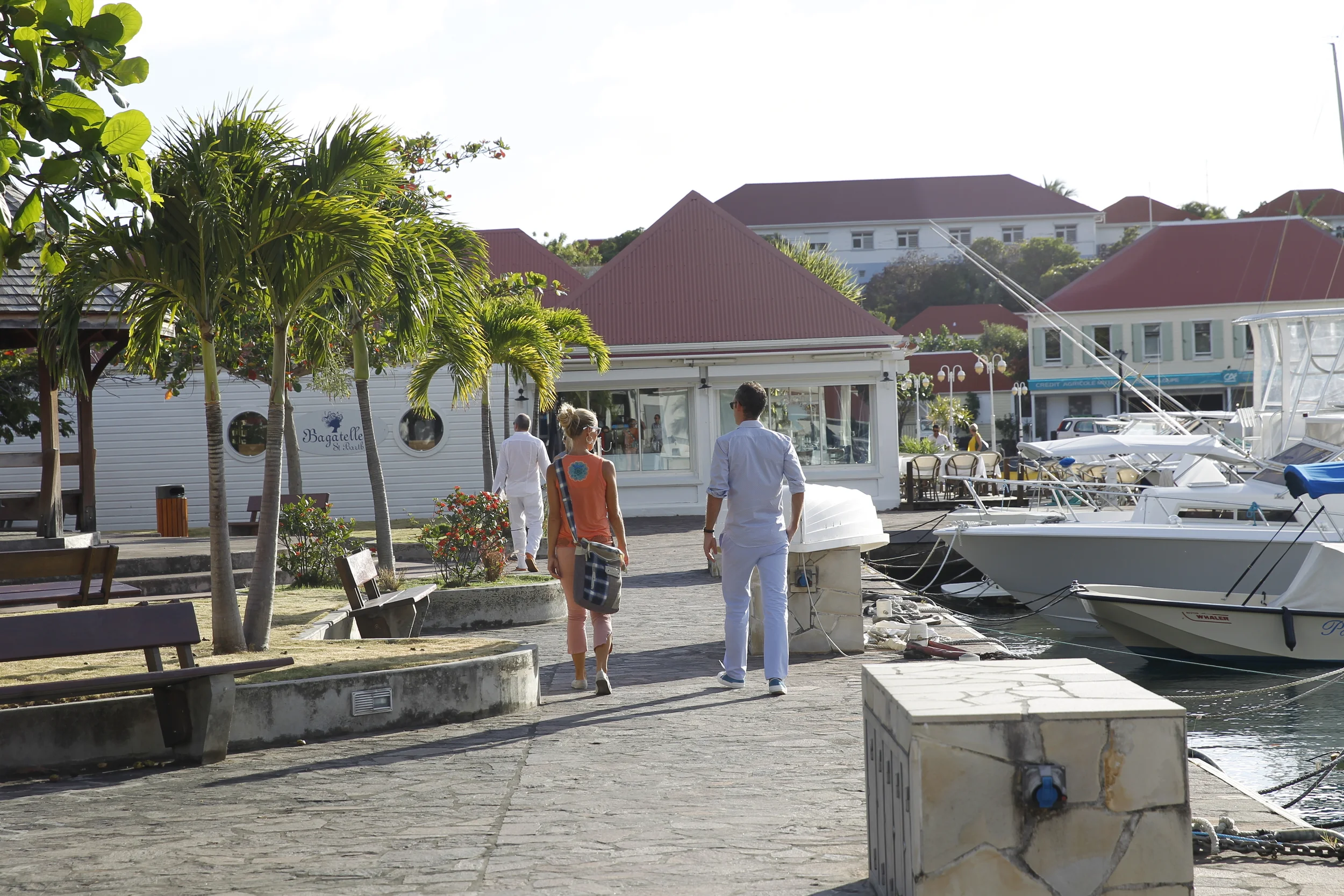 På sightseeing i Gustavia