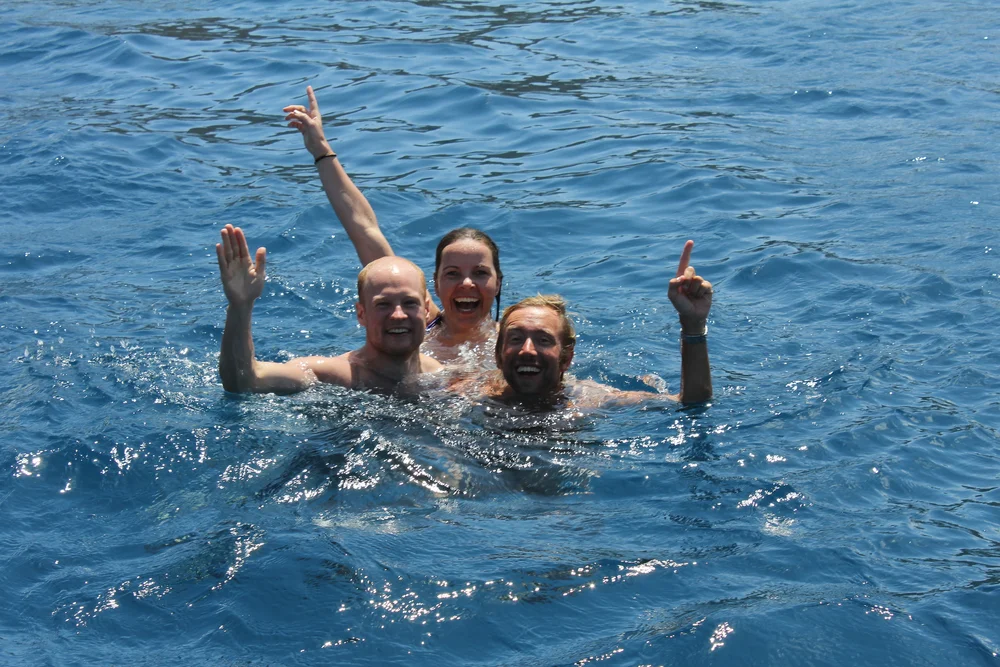 Eric og Rikke, gode venner fra tiden i Iran