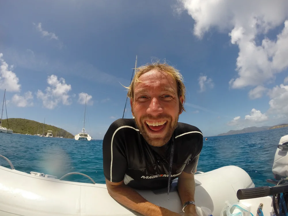 Fornøyd snorkle-Knut