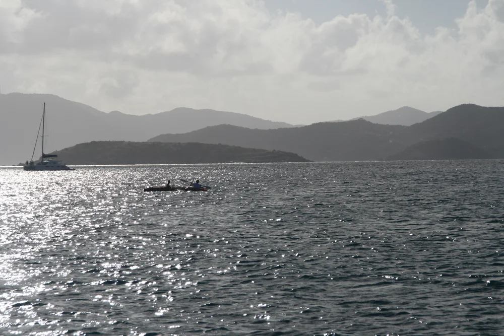 Siste padletur før kajakkene ble pakket bort