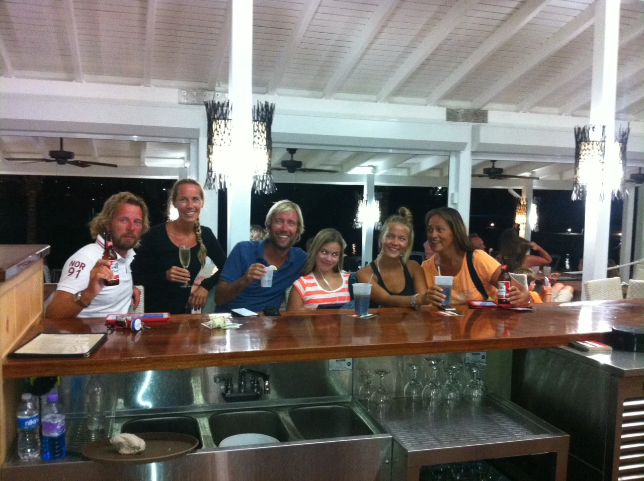 Avskjedsmiddag med gjengen på Catara