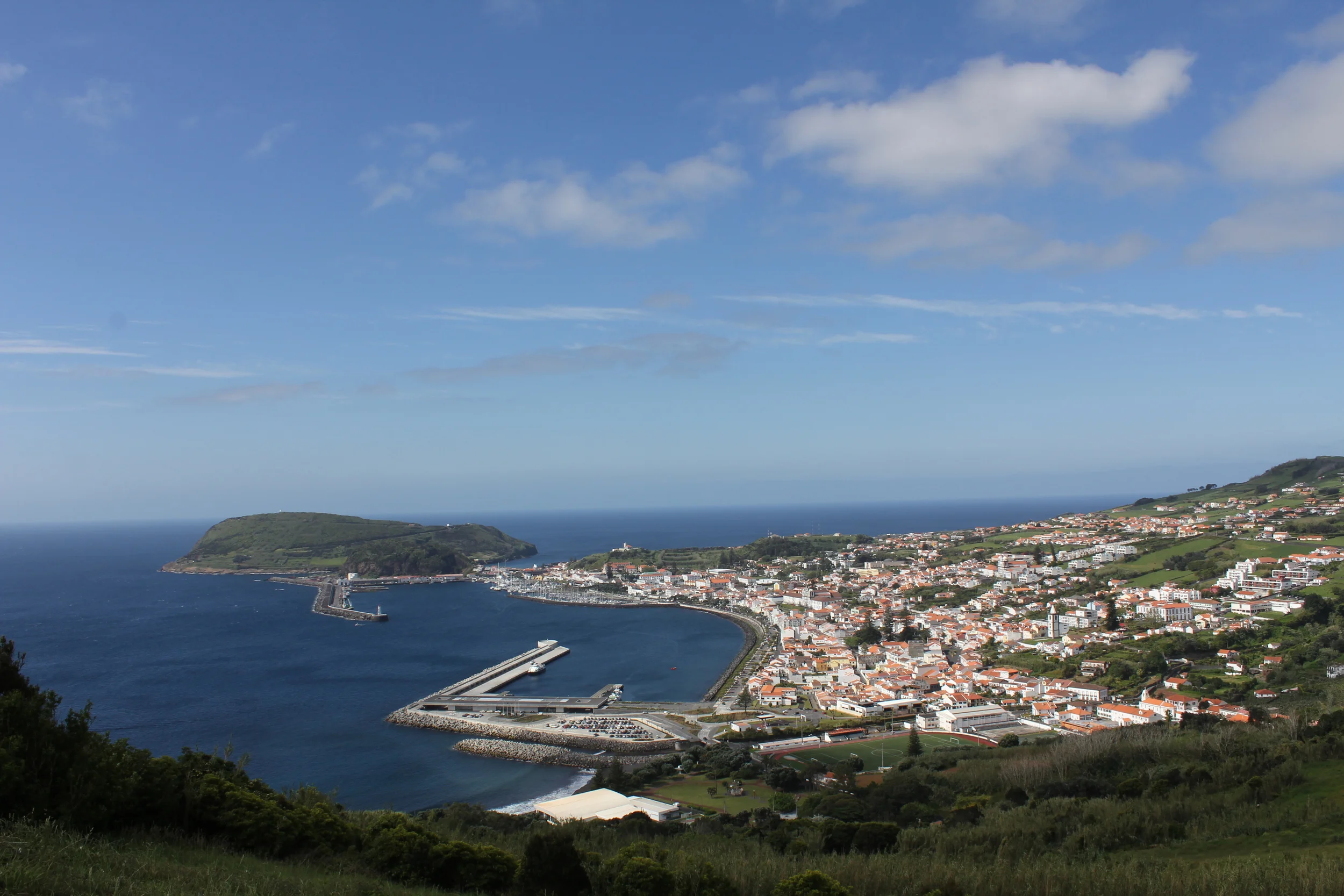 Horta fra motsatt retning