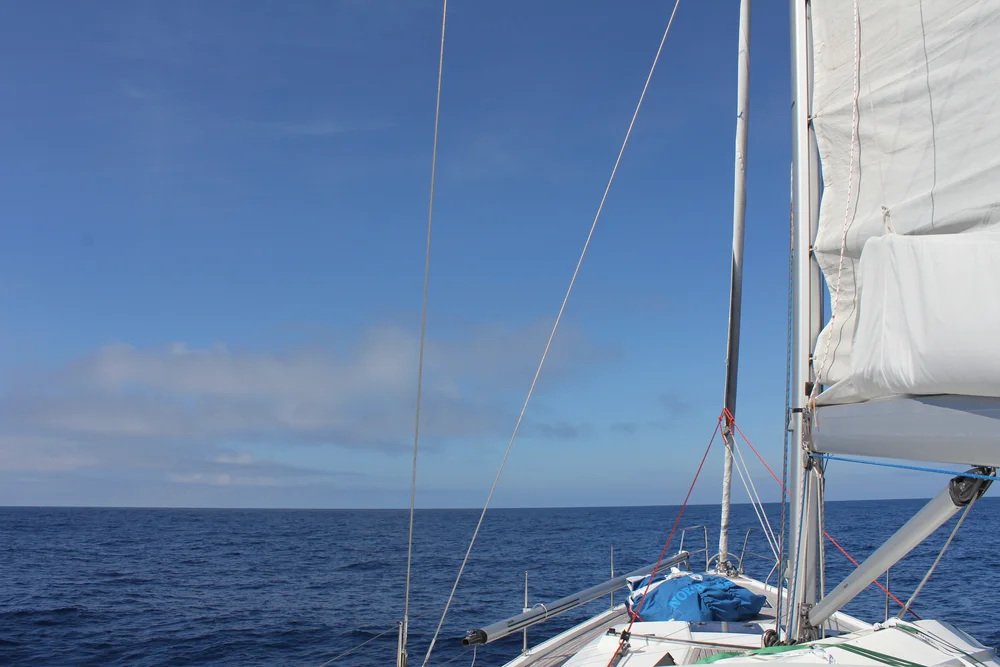 Heldigvis rolige, fine forhold hele veien tilbake til Azorene