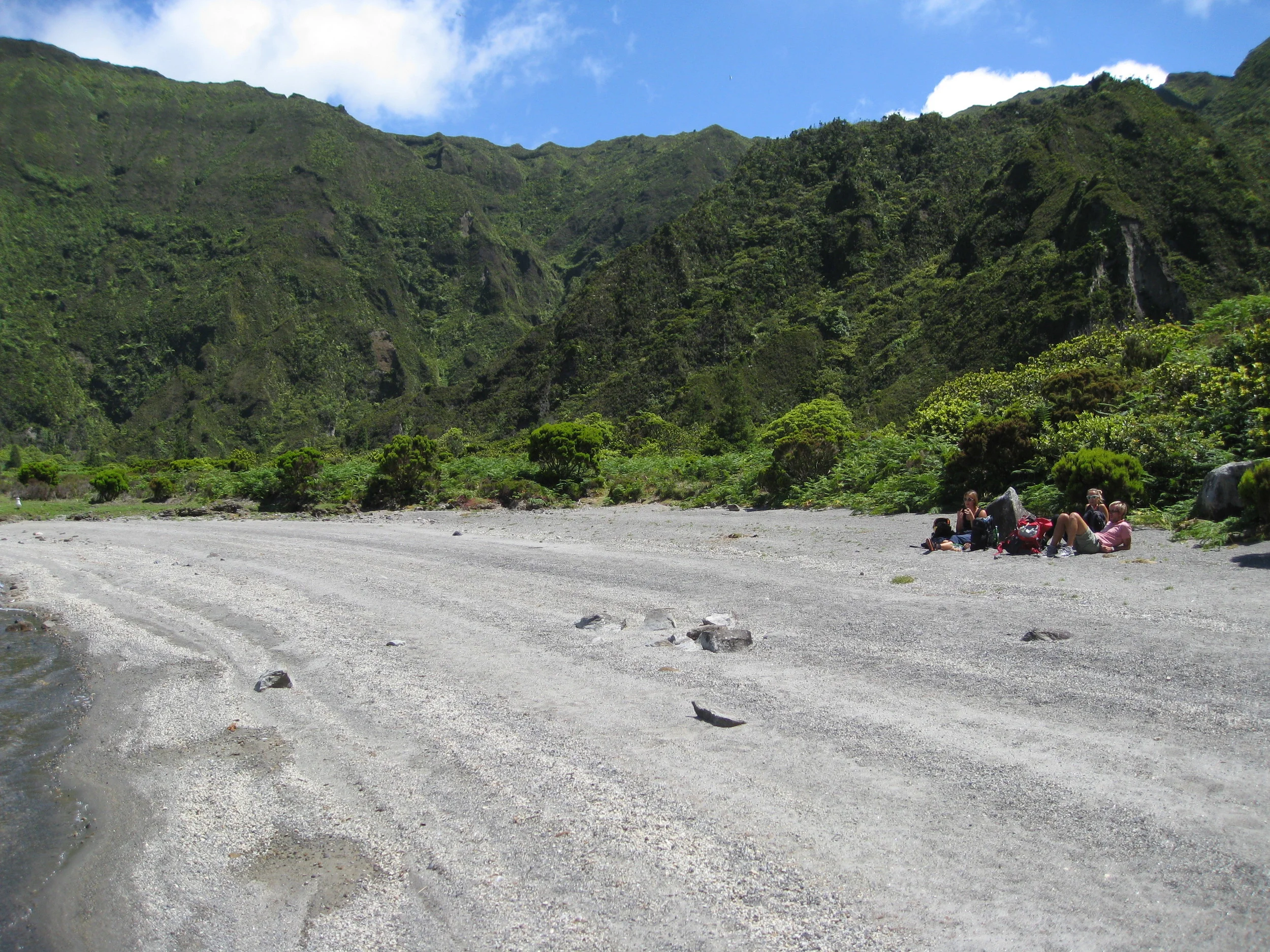 Lunsj ved Lagoa do Fogo