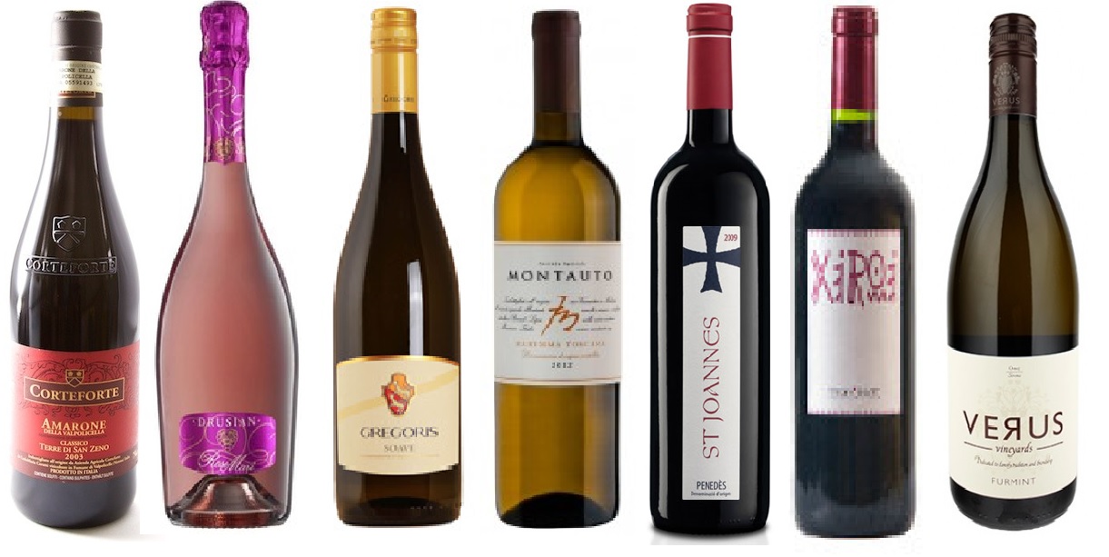 Some of the new wines introduced in March by Martin & Co. Wines