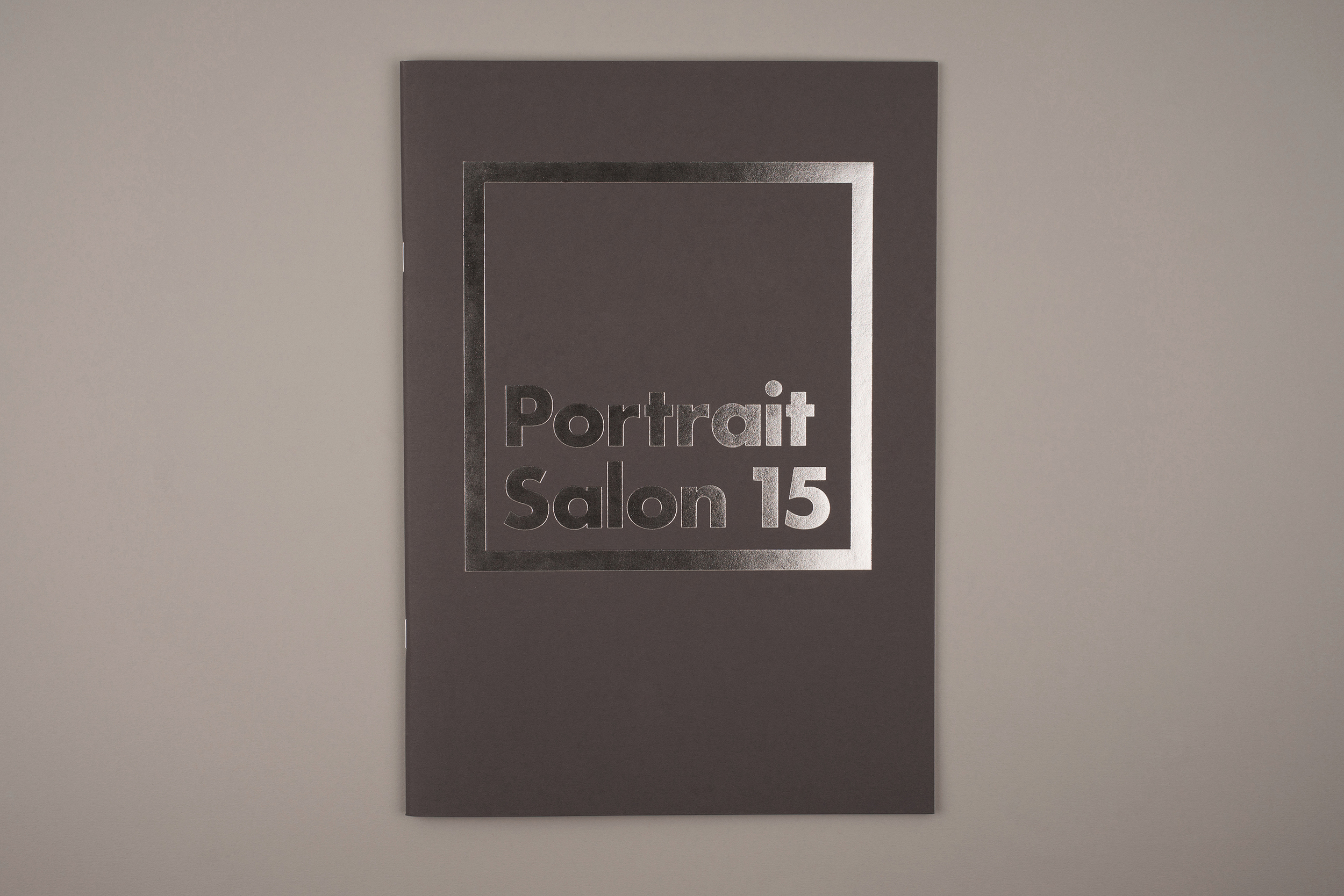 Portrait Salon 2015, 5th year anniversary. Sticker book. Foil Embossed Cover.