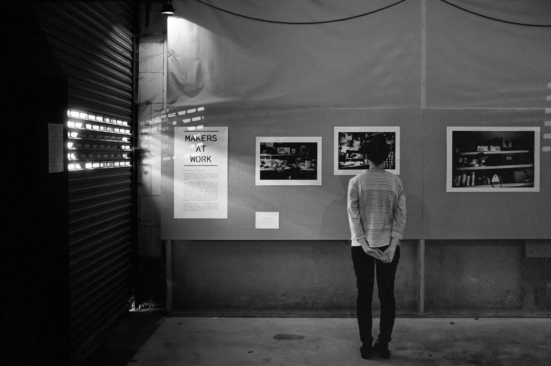 Curtis James and Maker Faire Brighton. Exhibition design. Makers at Work. Brighton old fruit and veg market, Circus Street.
