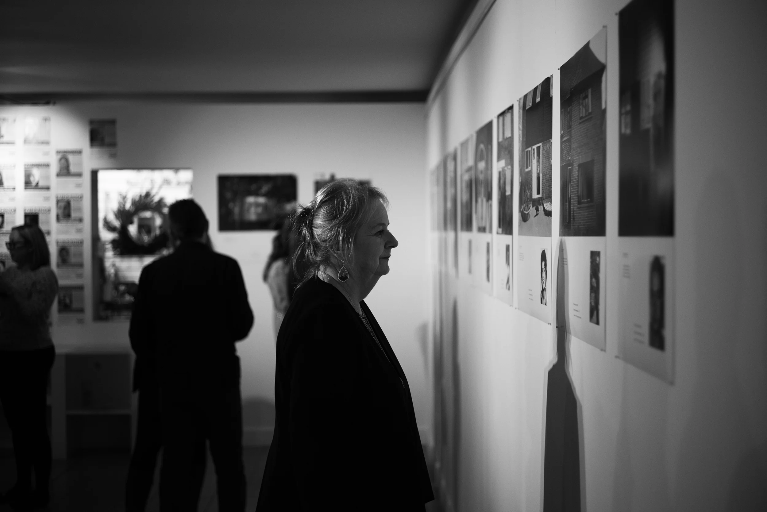 Exhibition design for James O Jenkins and the Missing People. Saint Martin in the Fields, London.