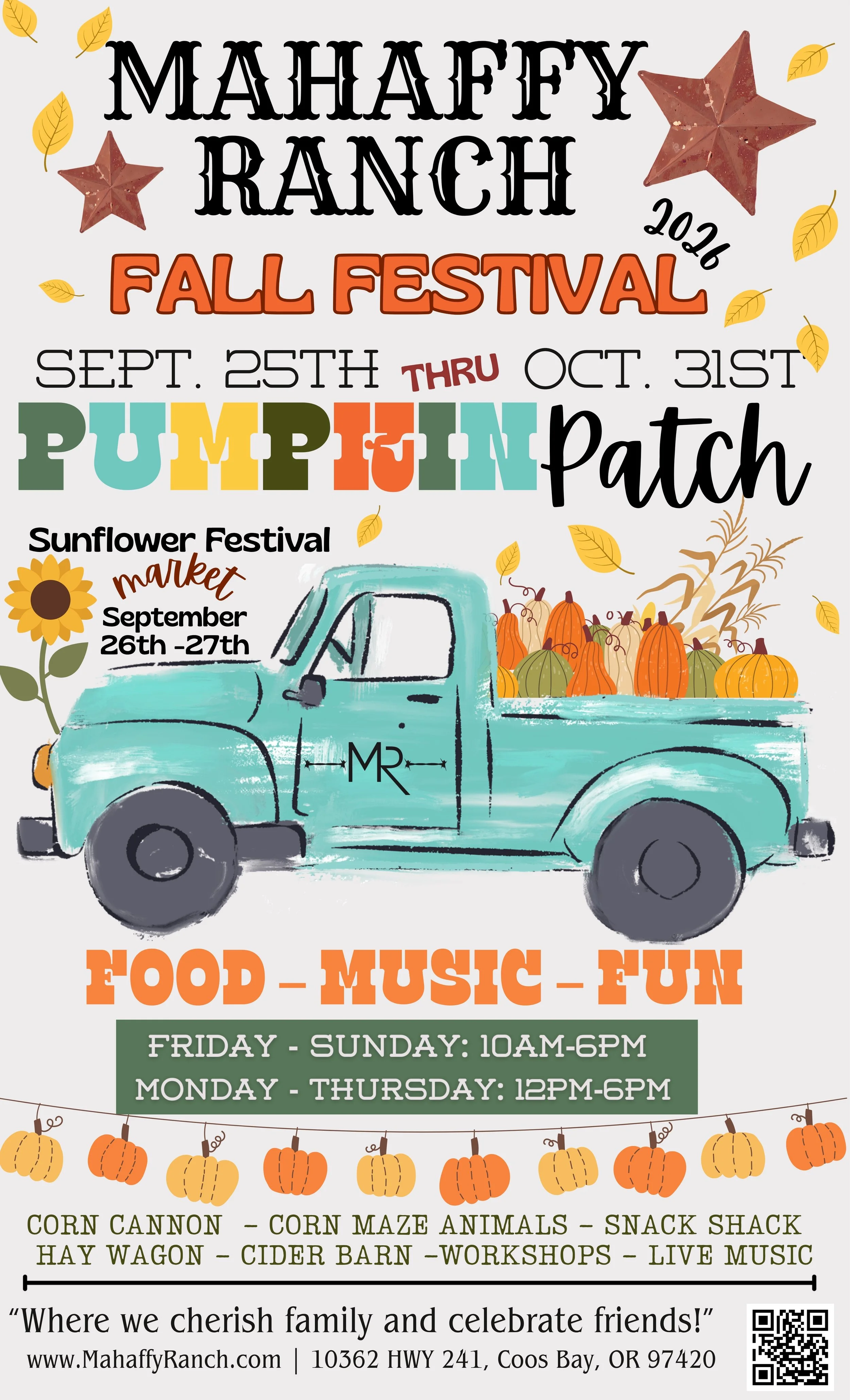Pumpkin Patch — Mahaffy Ranch LLC