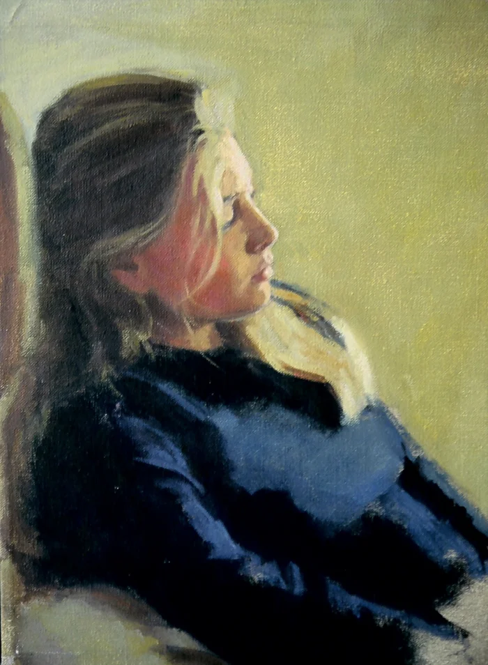  Lizzie, Oil on Canvas, 12 x 16 