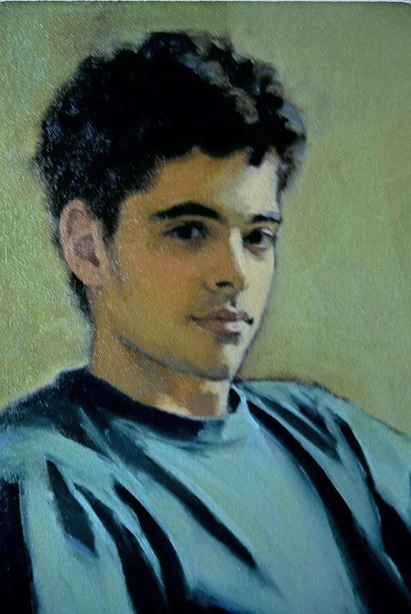  Sam, Oil on C, 11 x 14 