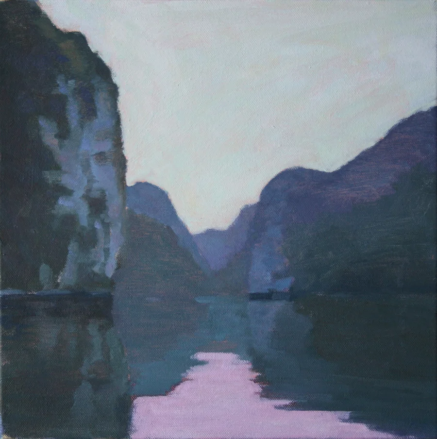 Early Evening Passage, Oil on Canvas, 12 x 12