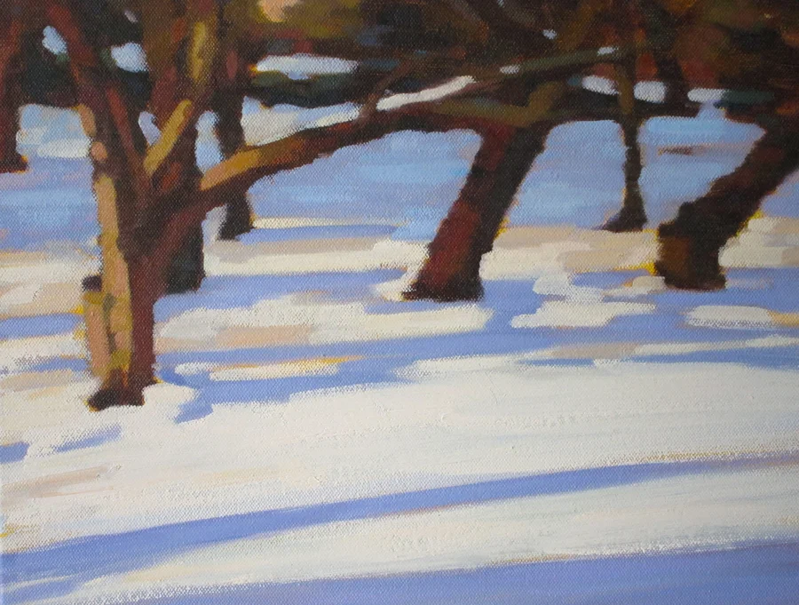 Before the Loop, Oil on Canvas, 11 x 14