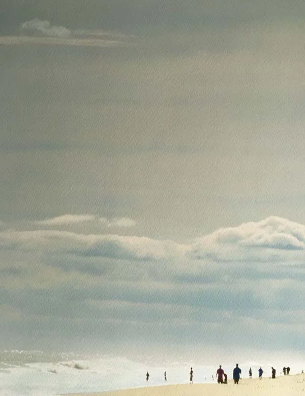Whitewash, 11 x 14, Acrylic on Photographic Paper