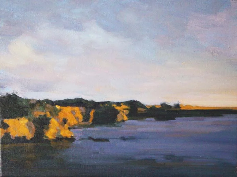 Cliffs of Mendocino, Oil on Canvas, 16 x 20