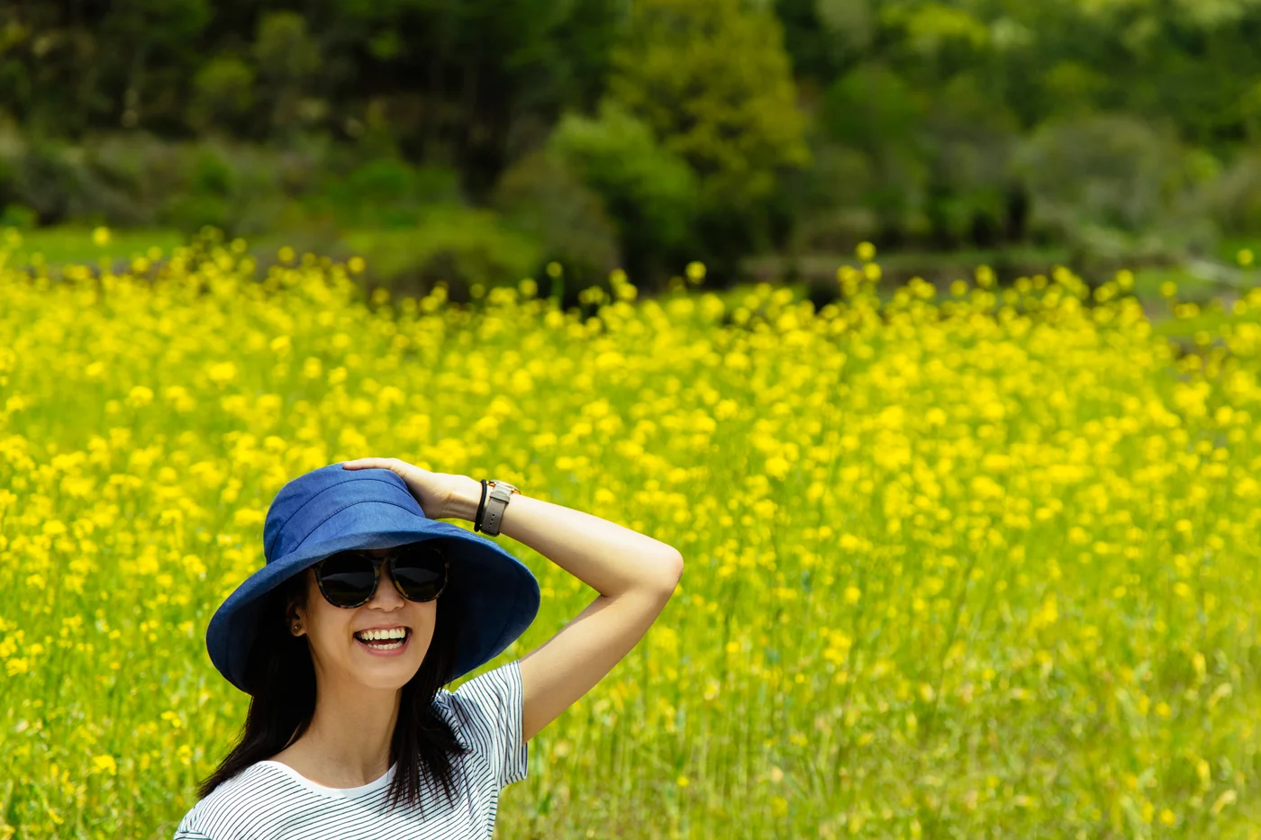 Namhae (남해) Road Trip Series: Canola Field (유채꽃) at Dumo Village (두모마을), South Korea.