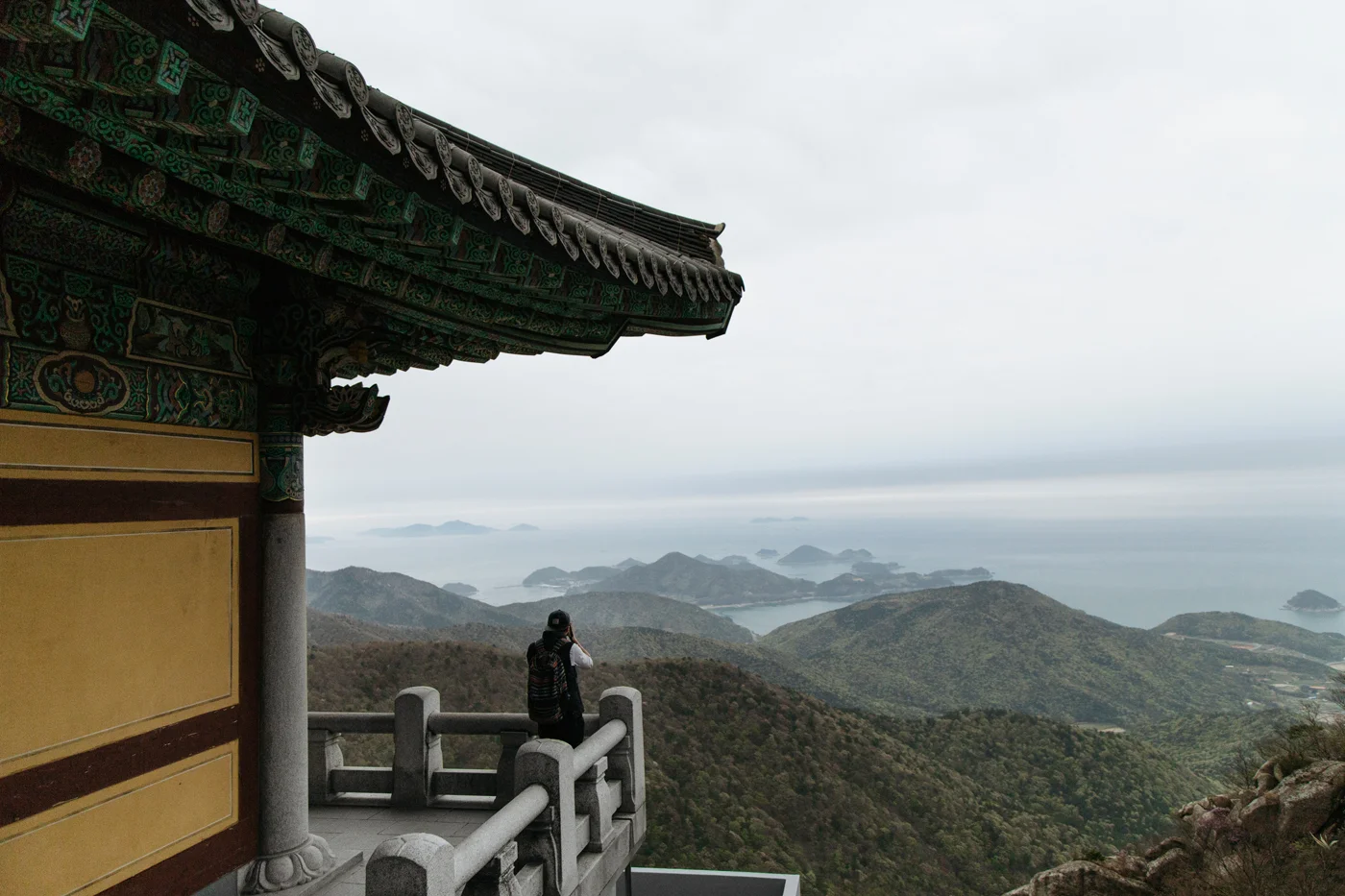Namhae (남해) Road Trip Series: Boriam Temple in Geumsan Mountain (금산 보리암), South Korea.