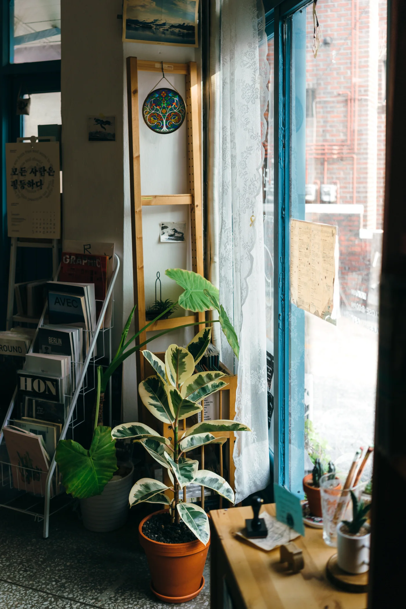 Greysuitcase Seoul Series: Stop For Now Travel Bookstore (여행책방 일단멈춤), Yeonmi-dong, Seoul, South Korea.