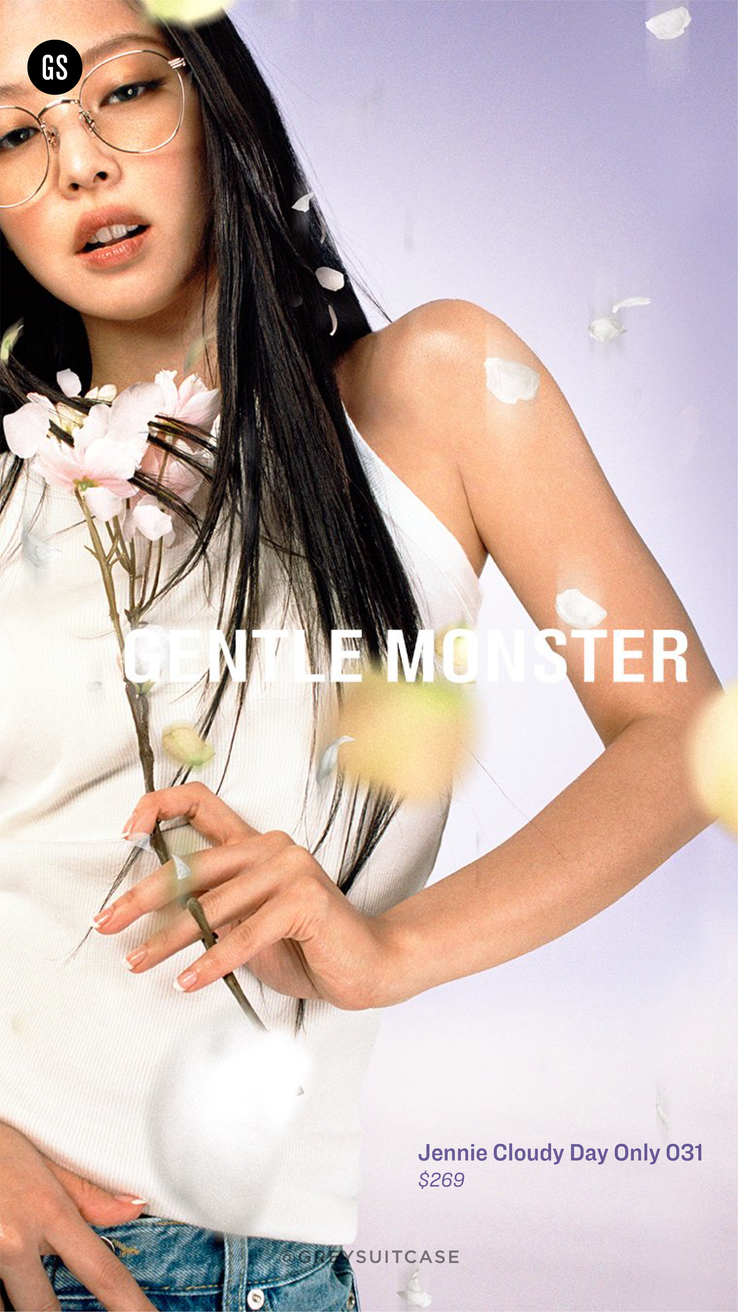 Glitter Magazine  Jennie X Gentle Monster Release New 'Jentle Garden' Game