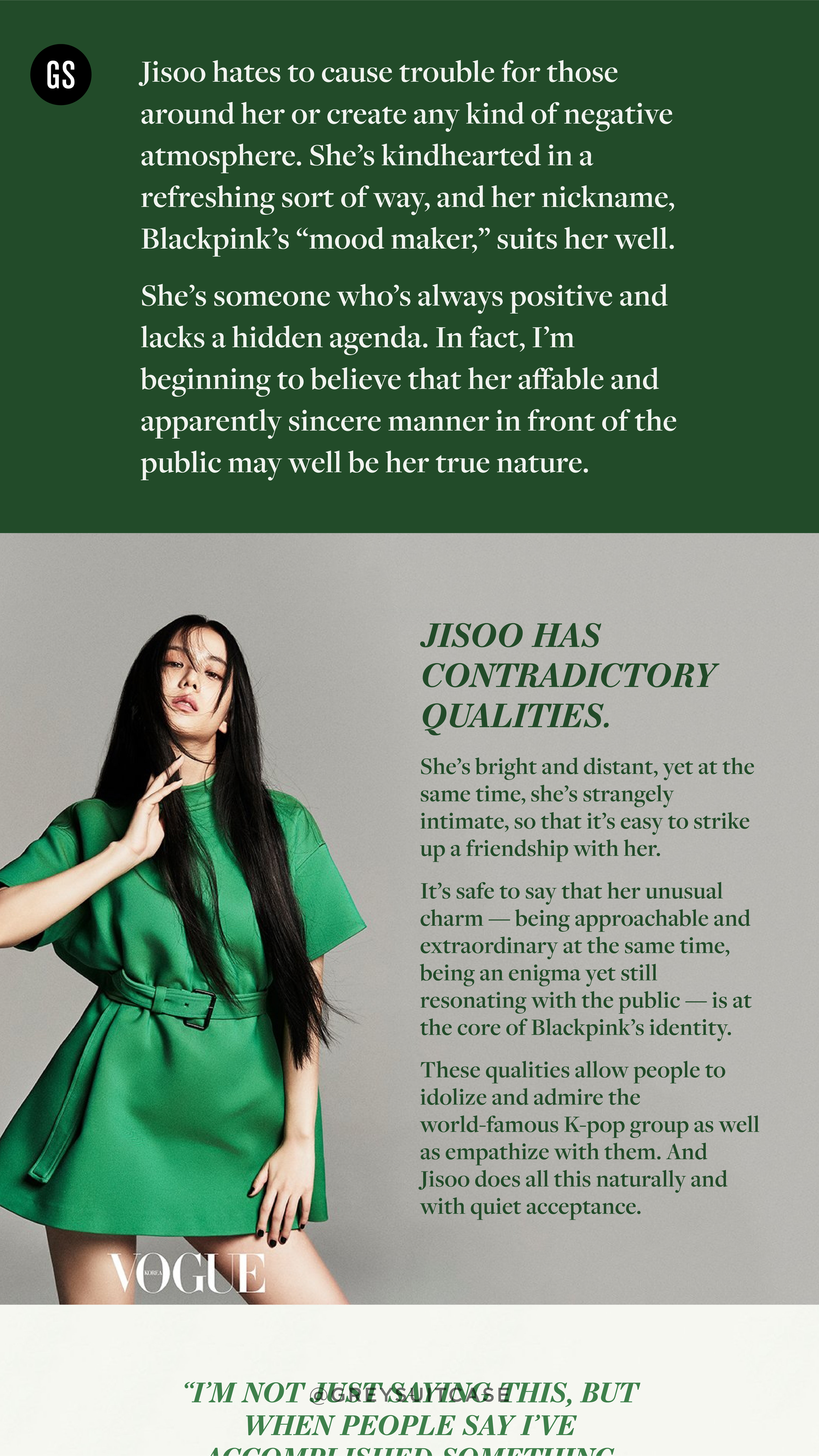 20220314 - Blackpink Jisoo on Vogue Korea April 2022 Issue