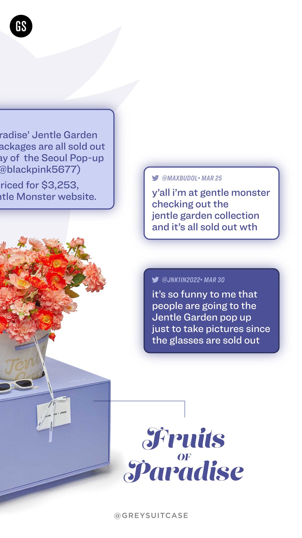 Jennie x Gentle Monster: Jentle Garden — Greysuitcase