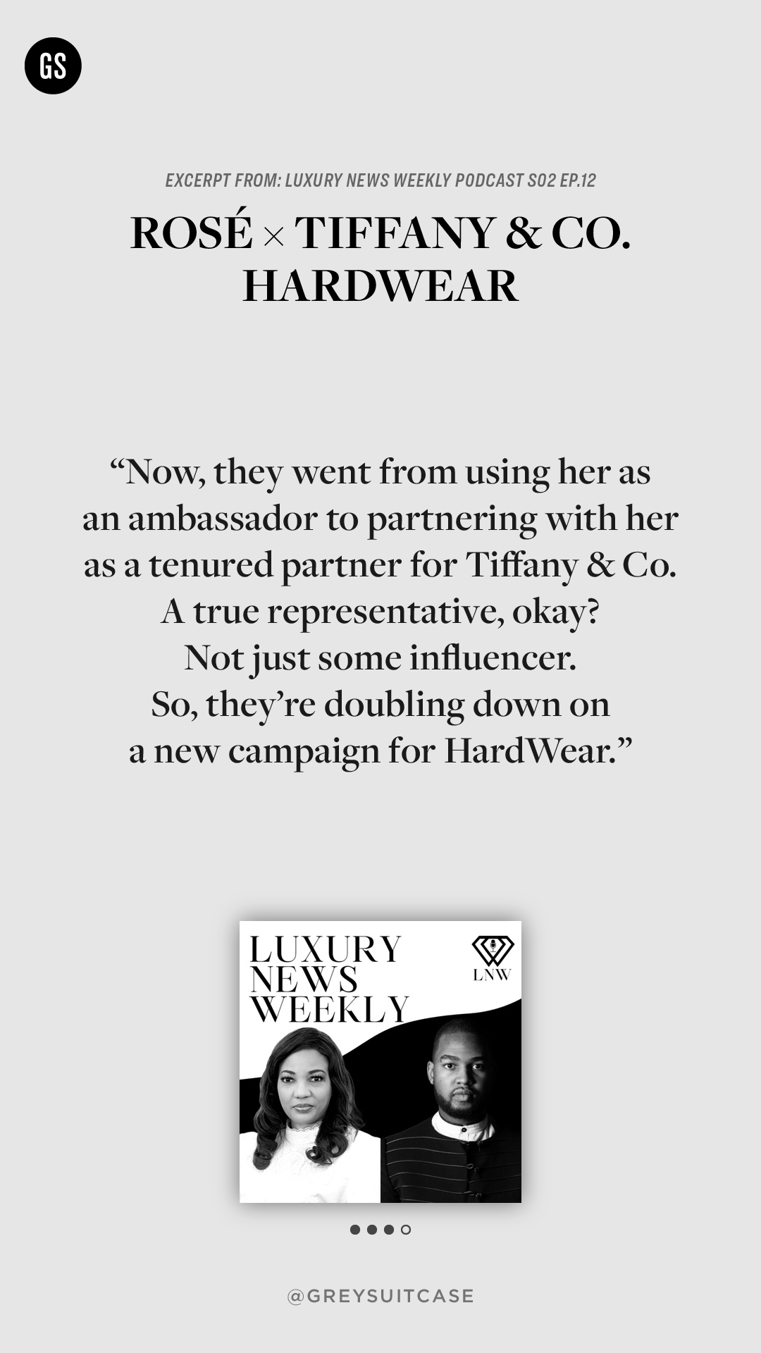 Blackpink ROSÉ x Tiffany HardWear Campaign