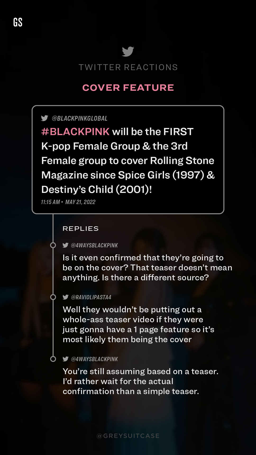 Blackpink x Rolling Stone Announcement Twitter Reactions 