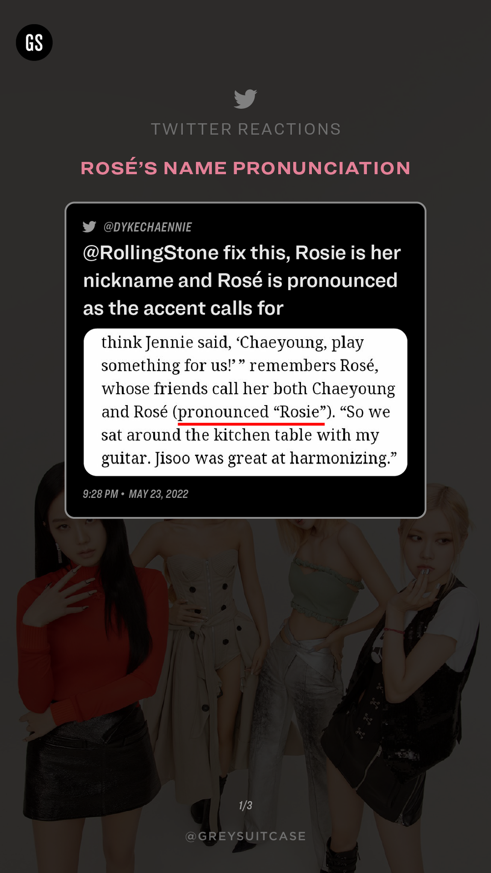 Blackpink x Rolling Stone Twitter Reactions