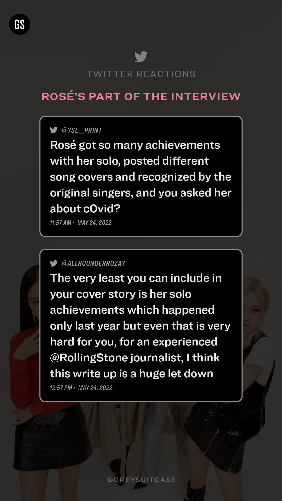 Blackpink x Rolling Stone Twitter Reactions