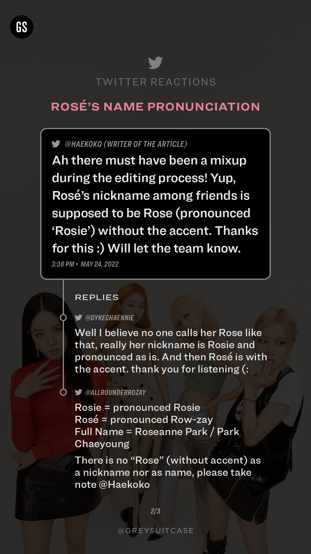 Blackpink x Rolling Stone Twitter Reactions