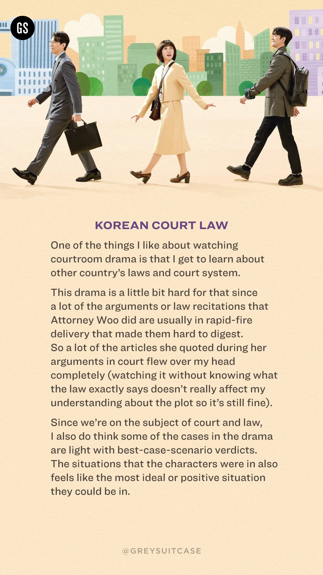 Greysuitcase - K-Drama Review: Extraordinary Attorney Woo