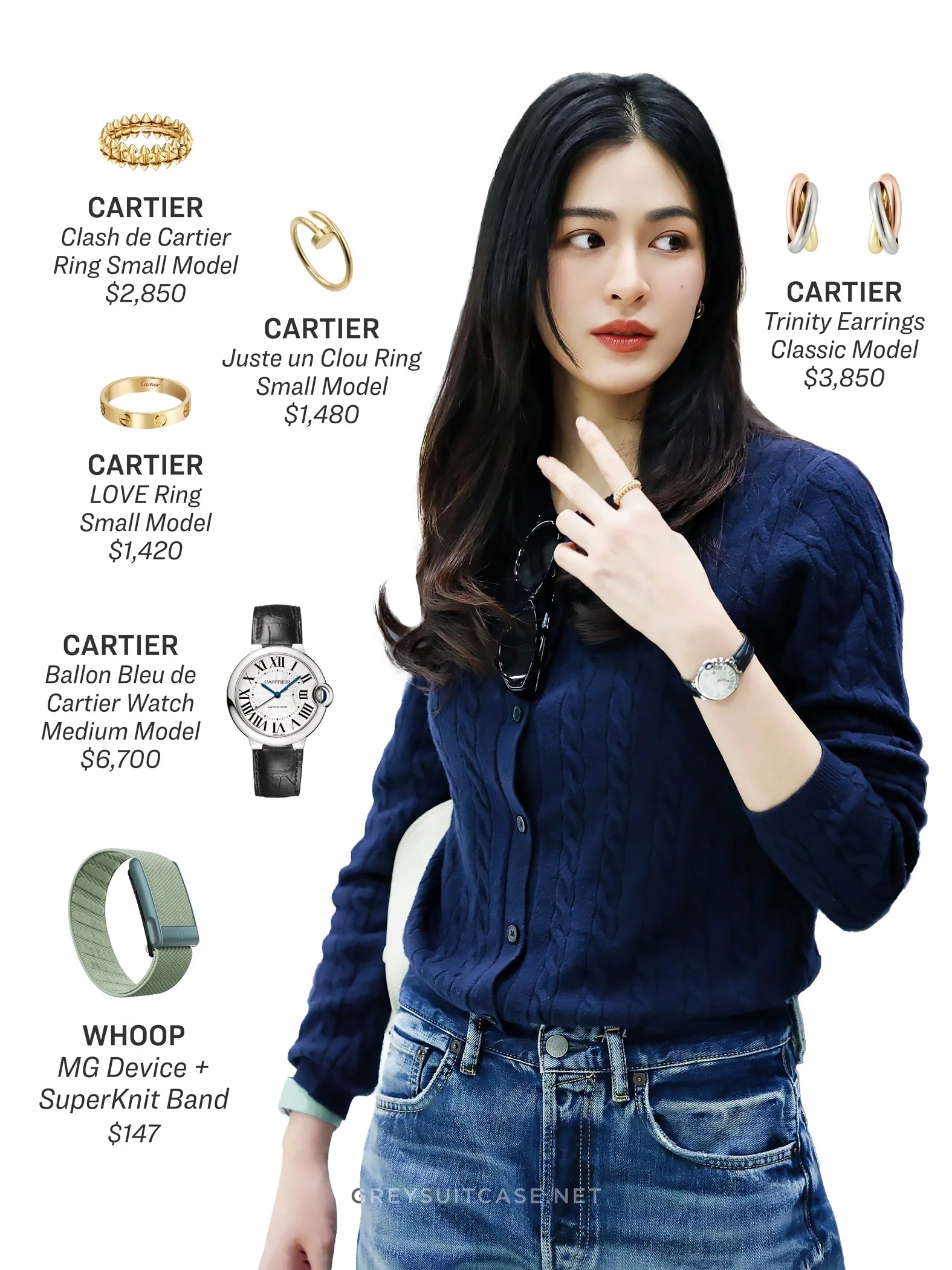 Greysuitcase - Lingling Kwong at BKK Airport Heading to Kuala Lumpur