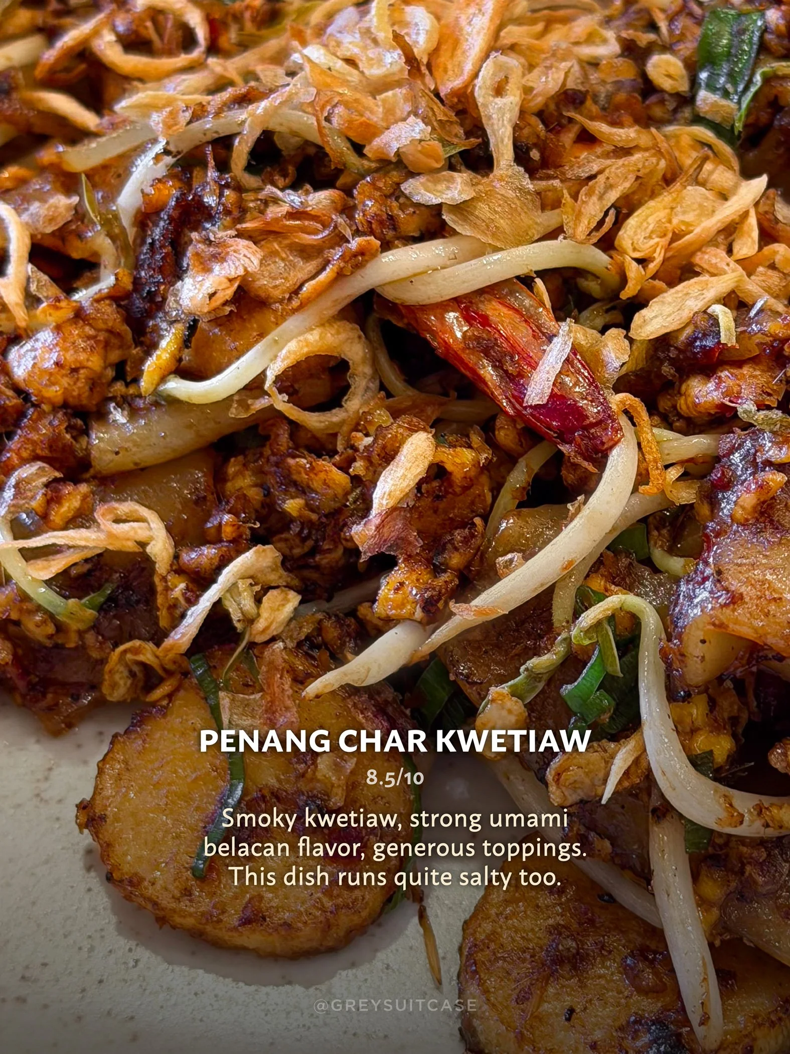 Greysuitcase F&B Finds: Penang Char Kwetiaw - Amah Kopitown Golf Island, Pantai Indah Kapuk (PIK), North Jakarta, Indonesia.